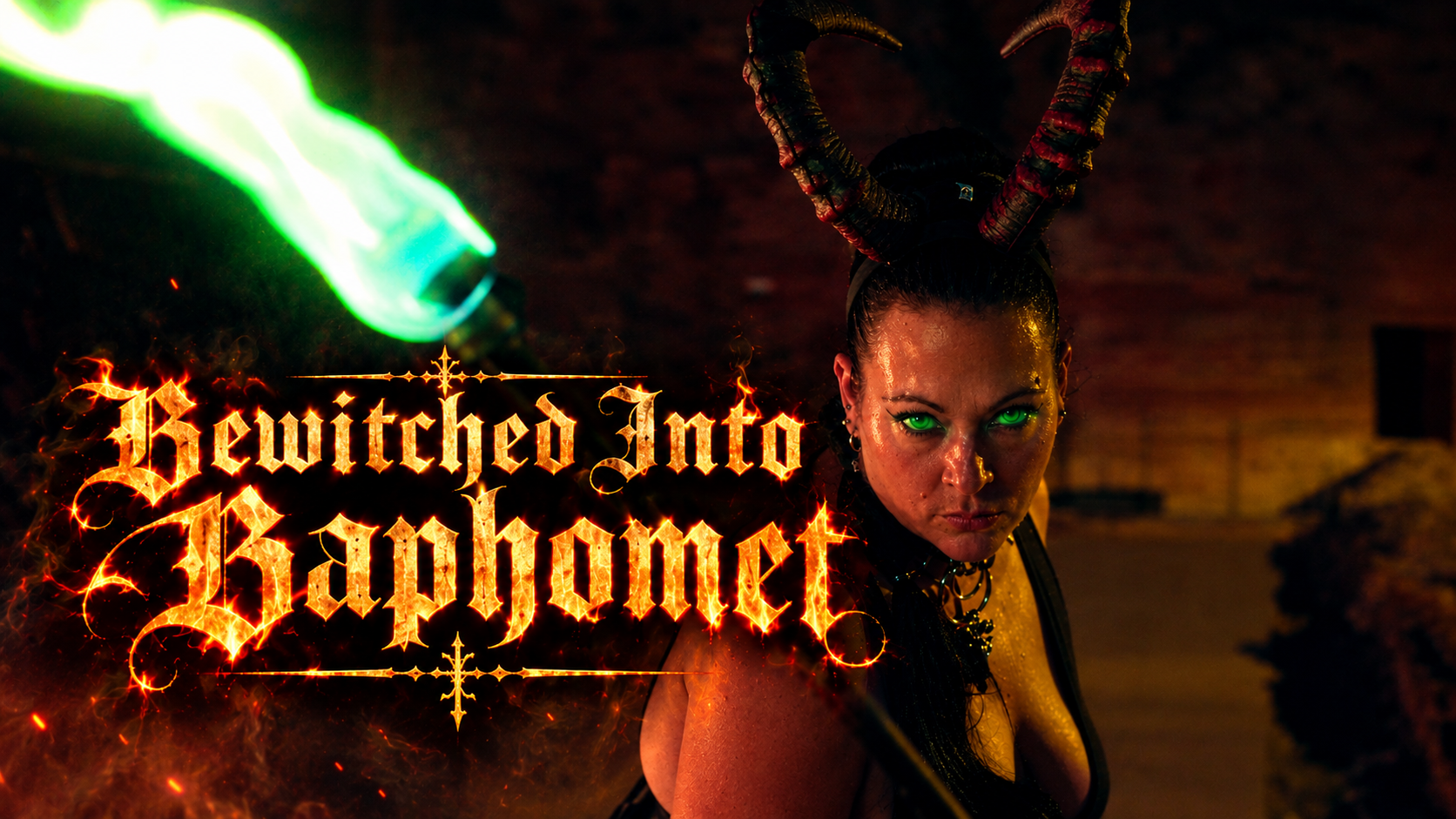 Bewitched Into Baphomet🔥BDSM Fireplay Demo