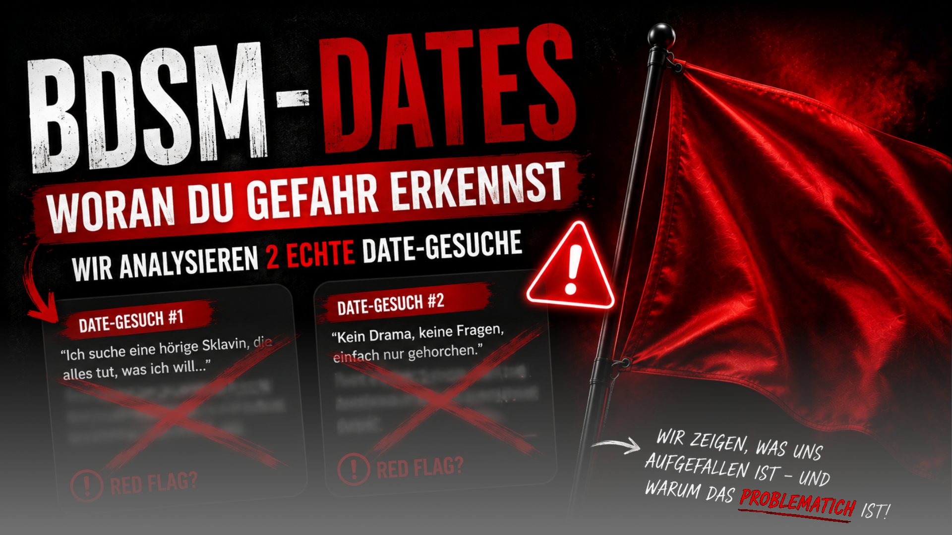Red Flags bei BDSM Dates