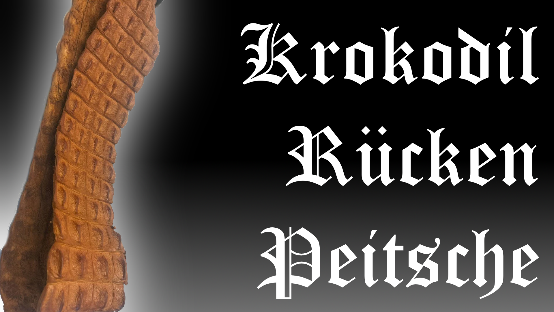 Krokodilrücken-Peitsche von SM-Speeltjes